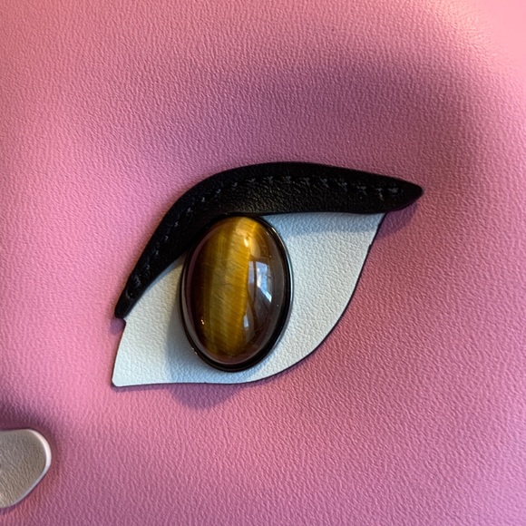 LIMITED ED🔥Authentic KATE SPADE Italian leather Cat zip top crossbody/Clutch - Picture 10 of 13